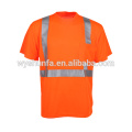 Nuevos productos para 2015 Reflective Workwear Seguridad Camisetas Personalizado por reflexive shirt For Worker